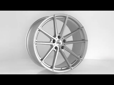 TSW Alloy Wheels- Bathurst in Silver with Mirror Cut Face