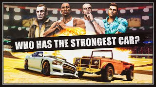 GTA: Which MAIN CHARACTER has the STRONGEST CAR?