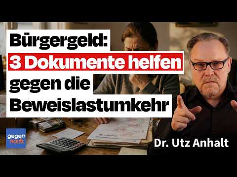 Video Thumbnail: Bürgergeld: 3 Dokumente helfen gegen die Beweislastumkehr