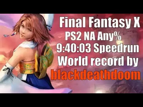 Final Fantasy X PS2 NA Any% Speedrun 9:40:03 by blackdeathdoom