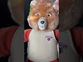 Teddy Ruxpin low battery. A little creepy.