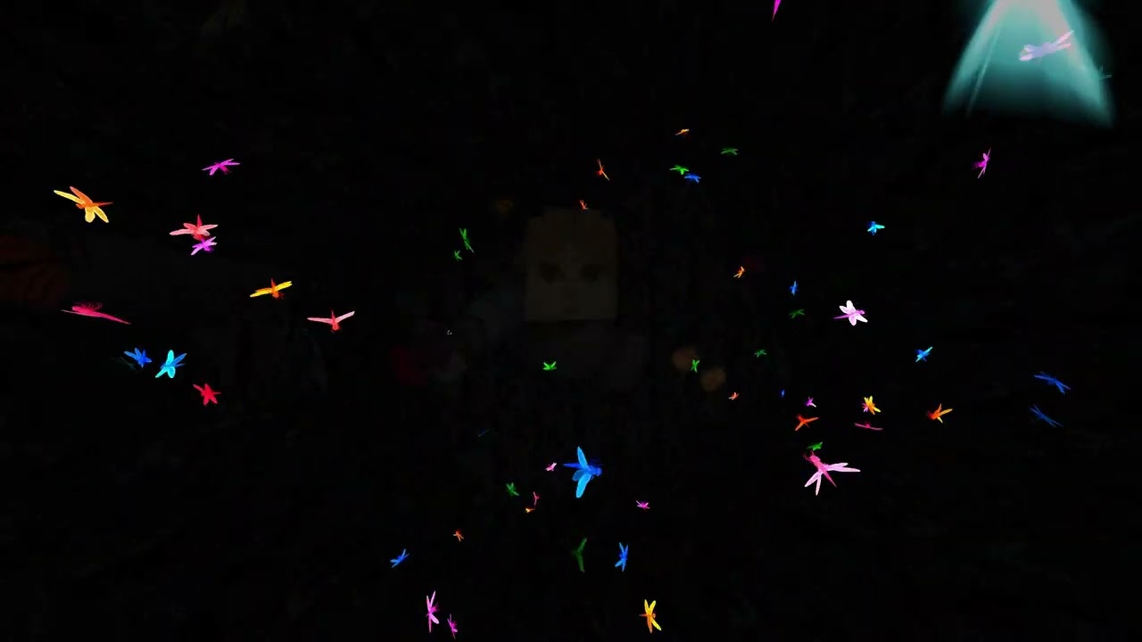 Video: Rave of Dragon flies (Music video) Prototype - Bedrock Minecraft Party, Addon Addin mods Blockbench