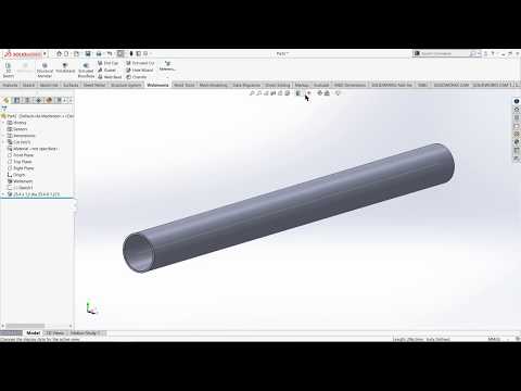 Creating and adding weldment profiles in SolidWorks 2020