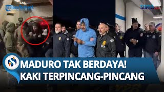 Maduro Tak Berdaya! Presiden Venezuela Kakinya Terpincang-pincang saat Ditangkap di Kapal Perang AS