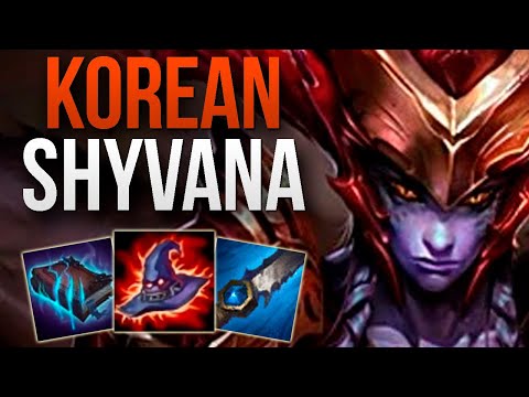 HIGH KOREAN CHALLENGER SHYVANA GAMEPLAY! | CHALLENGER SHYVANA JUNGLE | Patch 10.8 S10