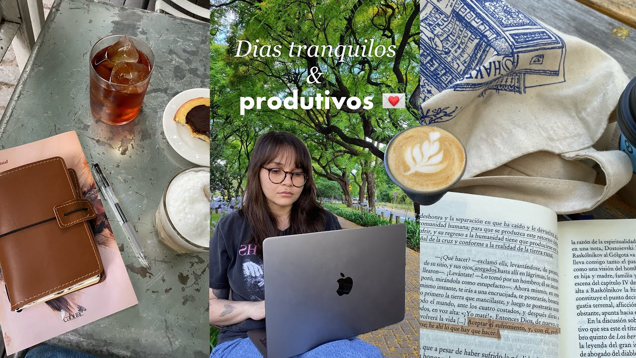 dias produtivos 📕☕️ trabalho, estudos e leituras