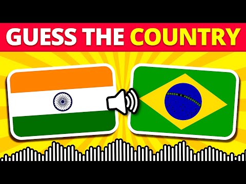 Guess The Country by The National Anthem | Country Quiz Challenge