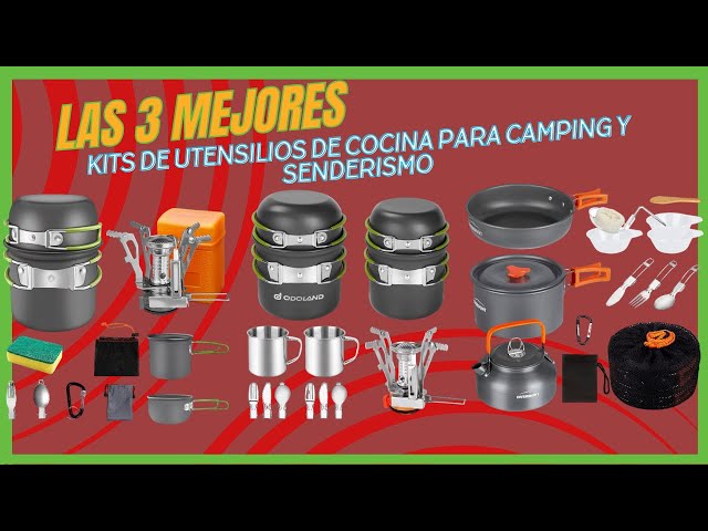 Vídeo relacionado con Dioche Cantimplora Portátil, Botella de Aluminio Ligero, Juego De Utensilios De Cocina con Tapa para Acampar, Senderismo, Supervivencia Y Aventuras Al Aire (3)