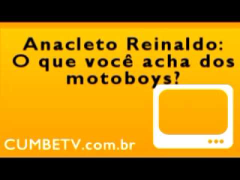 Anacleto Reinaldo sobre os motoboys