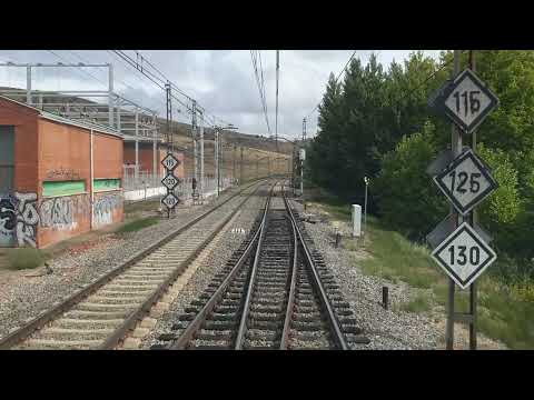Linea 200, MADRID ZARAGOZA CONSTANTI, parte 06 (Baides-Torralba) (Cab ride, train driver's view)