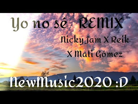 🎵💜Free 💜 Nicky Jam X Reik X Mati Gómez - Yo No Sé REMIX 💜 NO copyright 💜🎵