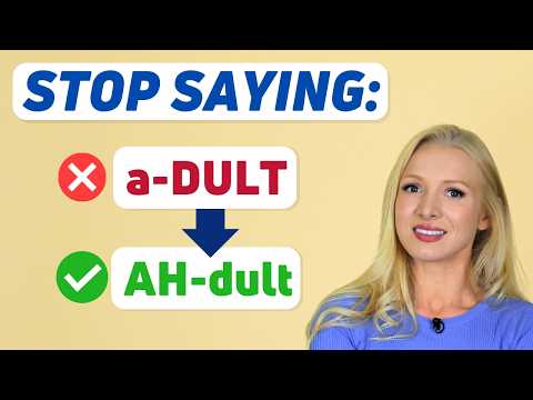 Do YOU Mispronounce These Common English Words?