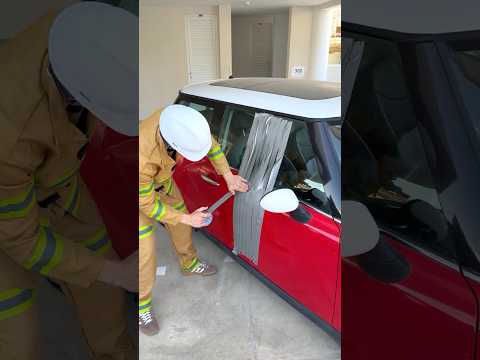 The easiest way to get into a locked car!