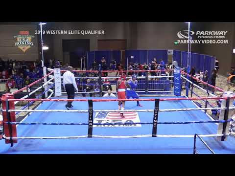 Joseph Awinongya Jr vs Jose Vasquez lb 90  USA Boxing Western Elite 2019