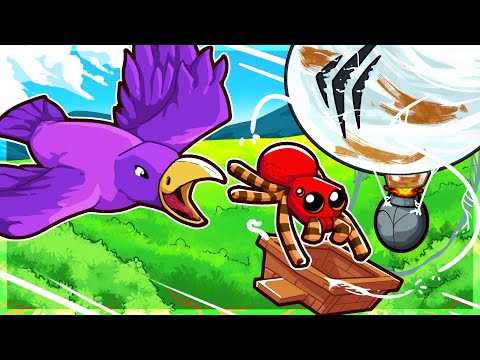 I Built an Airship and Battled a GIANT Bird in Webbed