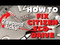 How To Fix Your Citizen Eco Drive Watch Replace Capacitor