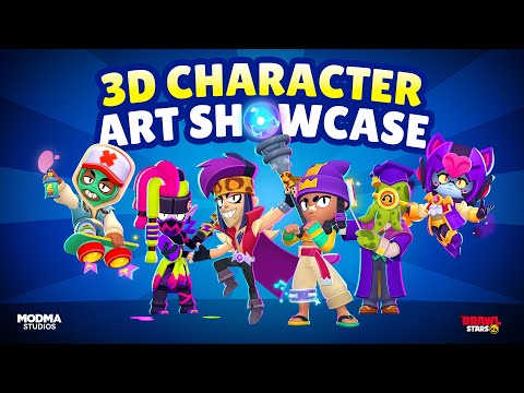 Brawl Stars 3D Character Showcase | Modelling, Rendering & Animation