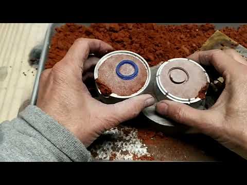 Red Clay Casting - Casting a Band in Copper: Step Three