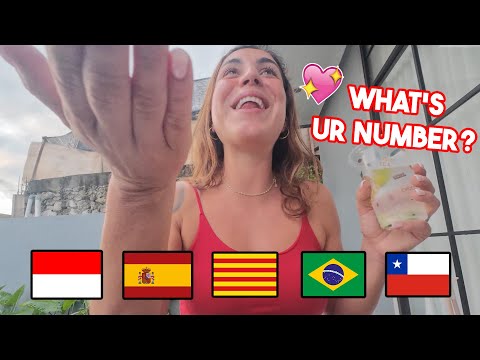 Spanish Girl in Bali SHOCKED When I Speak All Her Languages 🤯❤️