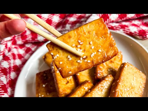 Easy Air Fryer Tofu Steaks With Hoisin Sauce