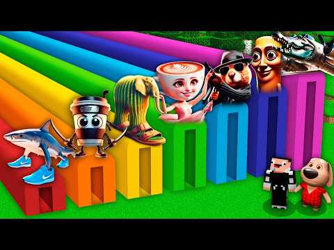 SUPERVIVENCIA en los TÚNELES SECRETOS de los MEMES ITALIANOS | Minecraft Animación - Jugabilidad