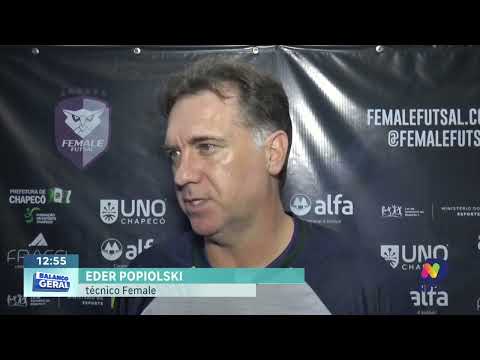 Female empata no jogo de ida da semifinal da Liga Feminina de Futsal