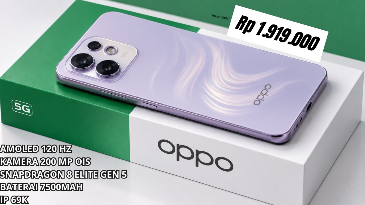 INI BARU WORTH IT‼️7500mAh + RAM 12/512GB | HP OPPO TERBARU DAN TERBAIK 2026