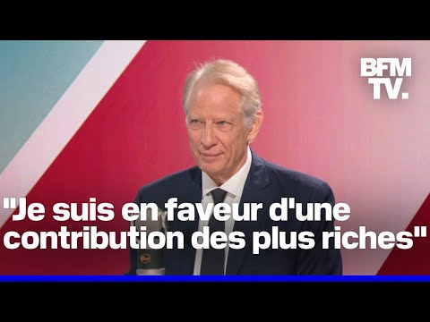 Gouvernement, taxer les plus riches, Défense...l'interview de Dominique de Villepin en intégralité