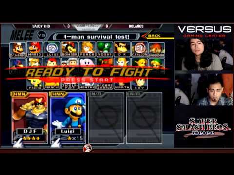 VS Weekly 4/24/16 - Winners R2 - SaucyTho (C.Falcon) vs Bolanos (Luigi) - Melee