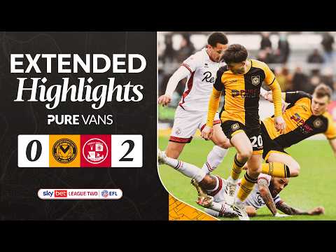 AFC Association Football Club Newport County 0-2 F...