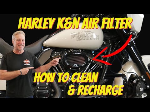 Harley Davidson K&N Performance Air Filter Recharge | How To Service