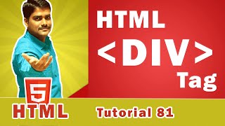 HTML Tutorial 81 - HTML div tag tutorial with example