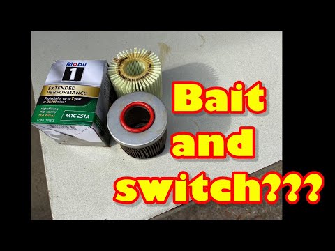 Bait and Switch?? Mobil 1 oil filter