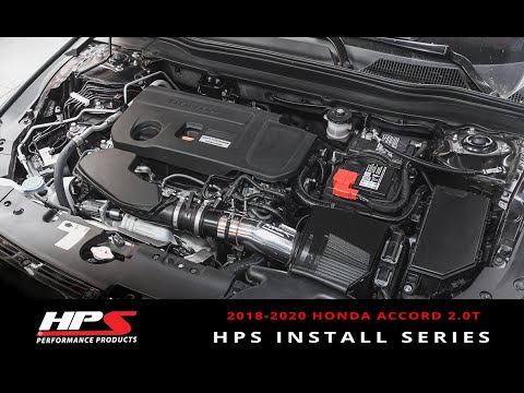 How to install HPS Performance Air Intake 2018-2020 Honda Accord 2.0T Turbo