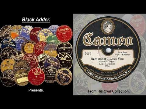 Dixie Daisies - Remember I Love You(1929)