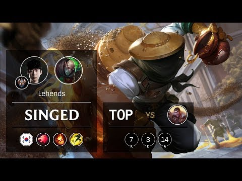 Singed Top vs Jayce - KR Challenger Patch 9.17