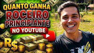 QUANTO GANHA O CANAL ROCEIRO PRINCIPIANTE ? | GANHOS REAIS 2026