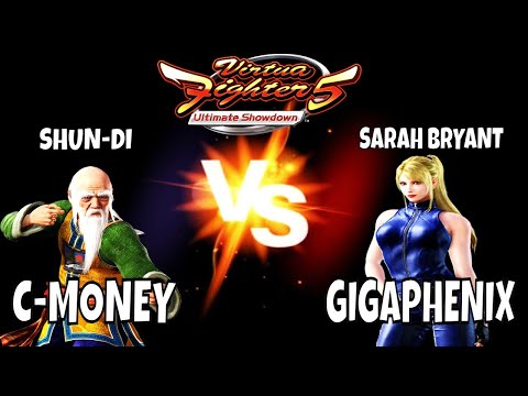 VF5US- C-MONEY VS GIGAPHENIX! (Virtua Fighter 5: Ultimate Showdown)- Shun Di VS Sarah Bryant, FGC.