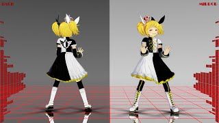 【MMD】KING [back side ＆ mirror][60fps]【ミクナナVY1カバーMIX】