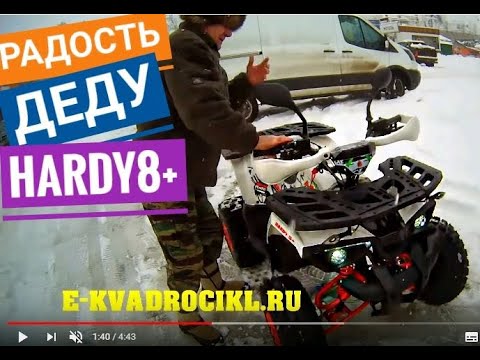 Квадроцикл Hardy 8 подростковый квадроцикл / ATV для активных man😎
