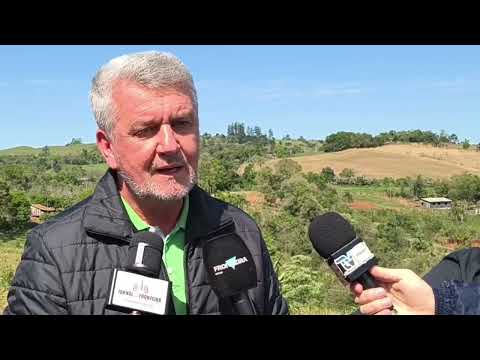 Entrega de 10 Km de Calçamento na linha 7 de Setembro em Bom Jesus do Sul
