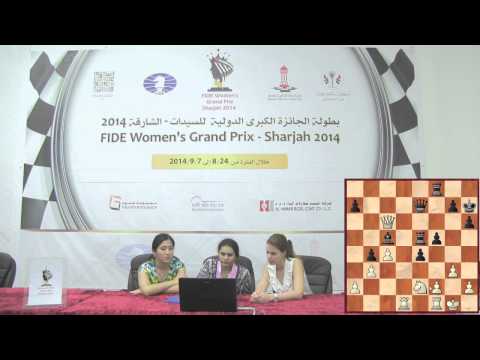 Round 3: Muminova (UZB) 1/2-1/2 Koneru (IND)