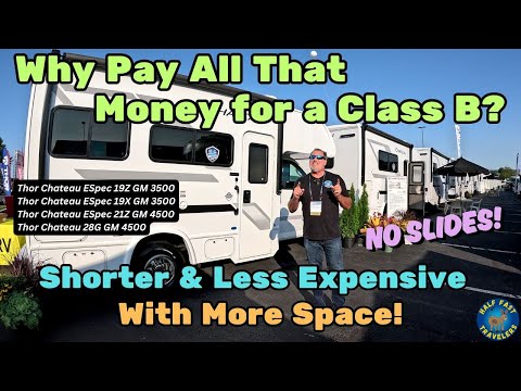 NEW 2026 Compact "No-Slide" Class C RV's from $68K - $82K: Less Than Half the Price of a Class B Van