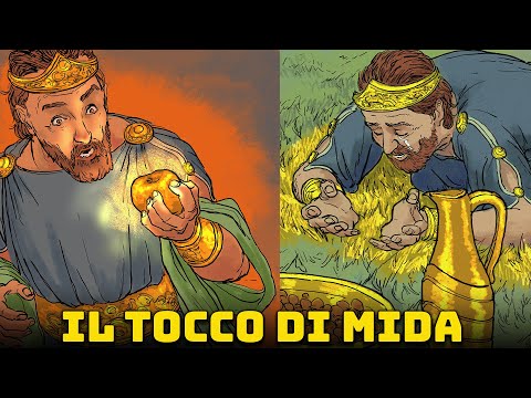 Re Mida e il tocco d'oro (La Maledizione dell'Avidità) - Versione Animata - Mitologia Greca
