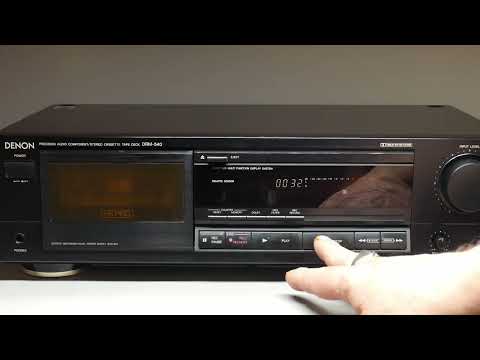 Denon DRM-540 Precision Audio Component Stereo Cassette Deck - Fully Serviced & Upgraded ALPS Transport (Vintage 1990s) image 11