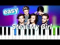 One Direction - Steal My Girl  | 100% EASY PIANO TUTORIAL