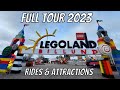 LEGOLAND BILLUND (Denmark) Full Tour 2023 - Rides & Attractions