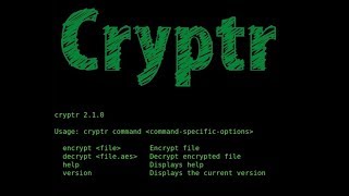 Cryptr - Encrypt or Decrypt Any File on Kali Linux 2017.3