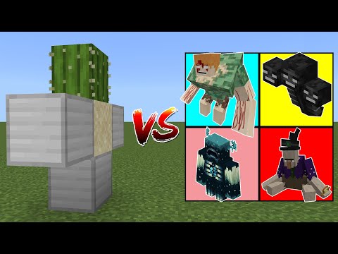 Cactus Golem vs Minecraft