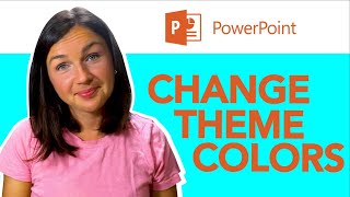 Powerpoint: How to Change Theme Colors in Microsoft Powerpoint - Customize Theme Colors